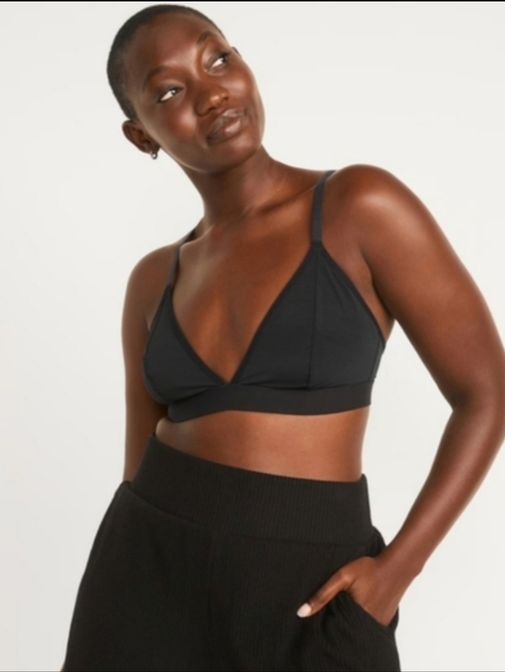 Old Navy Mesh V-Neck Bralette, Size XL